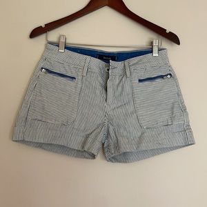 Salsa Jeans Mid Rise Striped Shorts Size 4